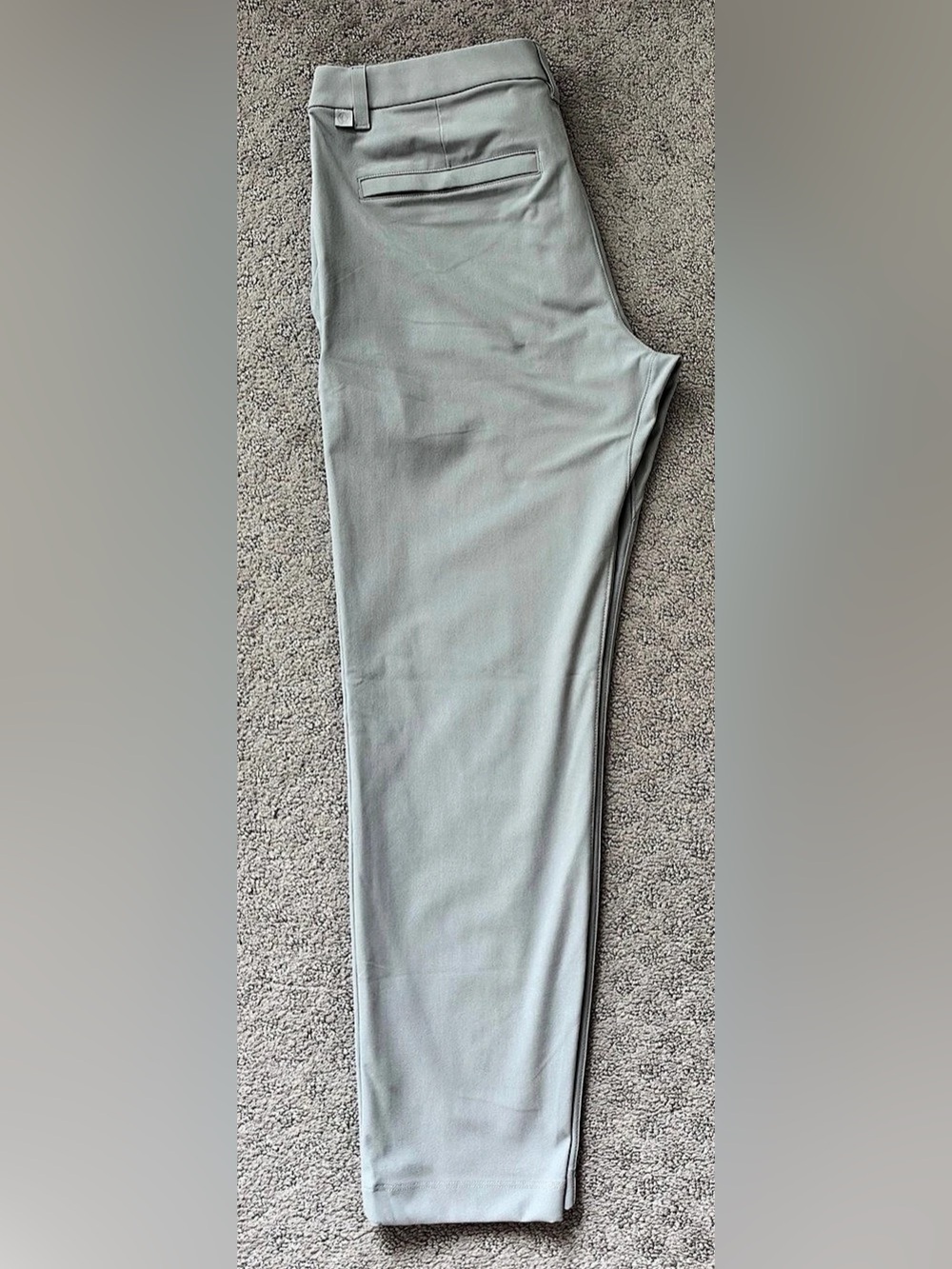 lululemon ABC Slim Fit Trouser *Warpstreme in light grey, Waist 32, Length 30